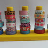 Washi Tape Storage Display Rack to hold 30 tapes Any Colour