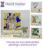 OFFER: Birthday card Blank card various designs - Image 1