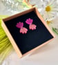Modern Abstract Shell Earrings - Image 3