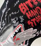 Bite the Hand Sticker - Punk Wolf Decoration - Image 4