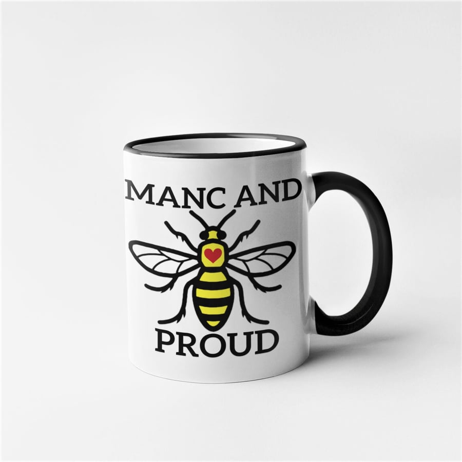 Manchester Bee Mug - Work Bee Mug - Manc & Proud