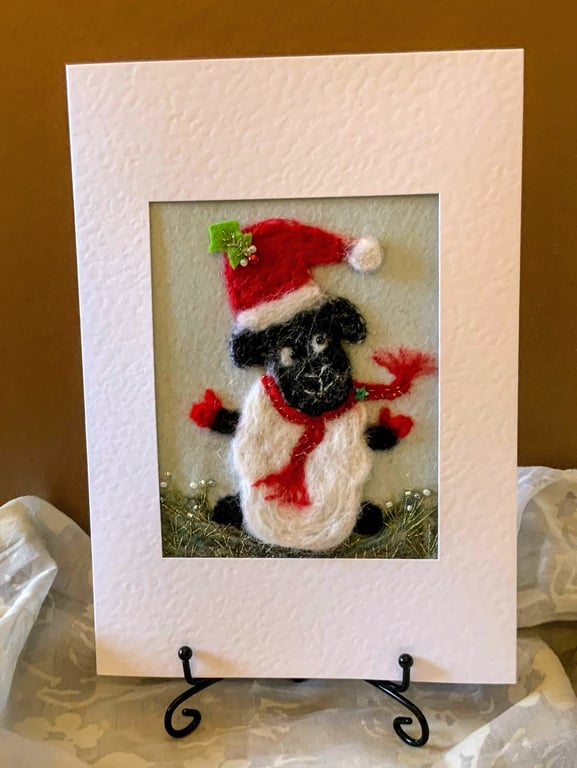 Jolly Sheep Christmas Card