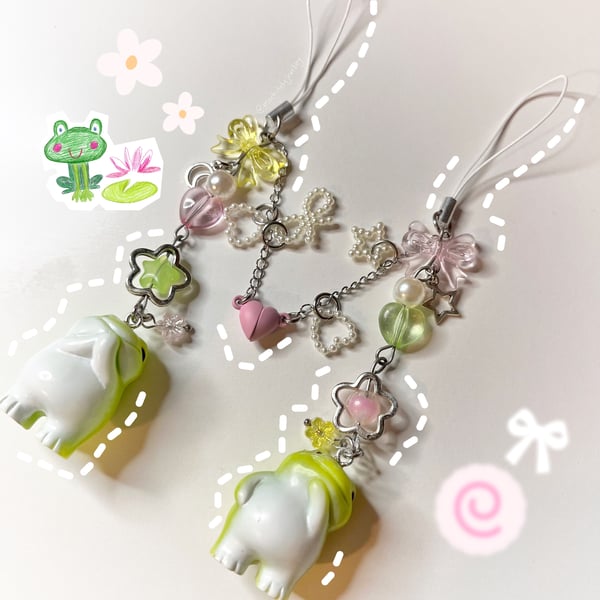 Cute Frog couple charms
