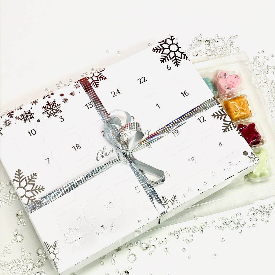 White Snowflake Wax Melt Advent Calendar