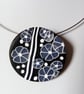POLYMER CLAY NECKLACE -PENDANT - CHOKER -  FREE UK POSTAGE - Image 2
