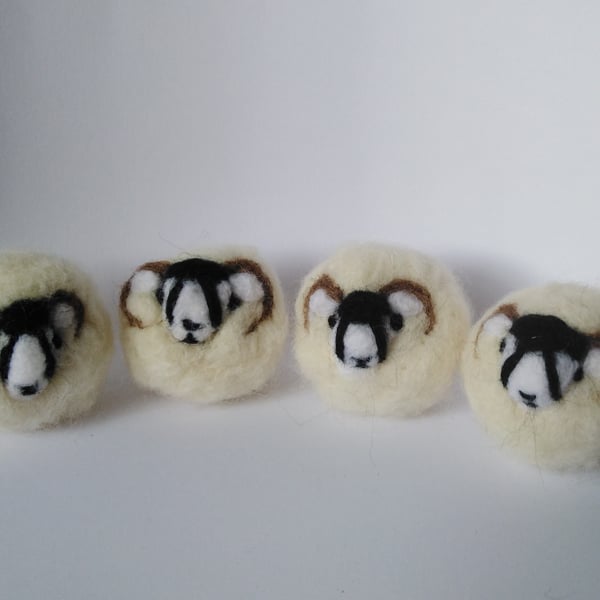 Needle Felt, Eco friendly, 100% pure sheep wool, tumble dryer laundry balls. 