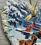 Hanging Wooden Christmas Heart - Image 2