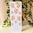Rose Tassel Bookmark - Botanical Bookmark Gift for Book Lovers
