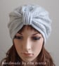 Handmade knitted turban for women, vegan turban hat, top knotted cap - Image 2