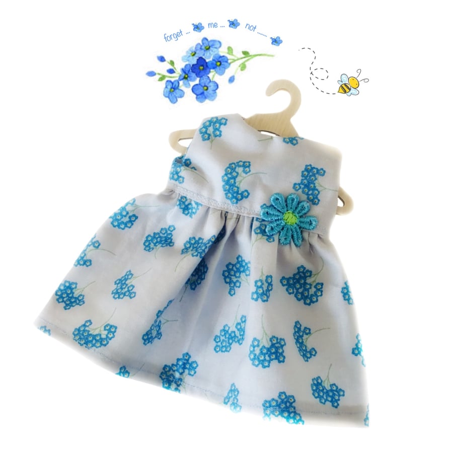 Pale Blue Forget-me-not Dress