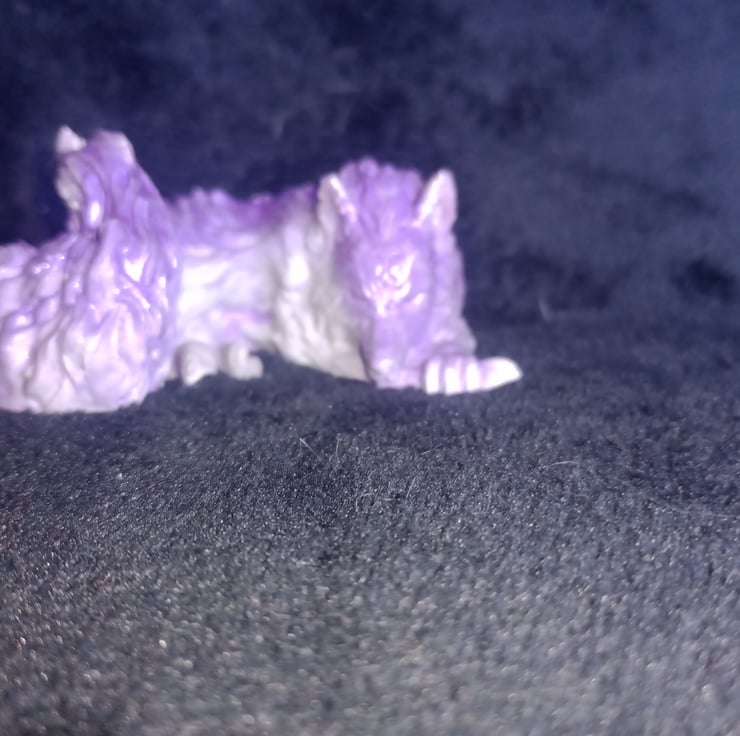 Handmade Resincrete Fantasy Wolf Ornament Fanta... - Folksy