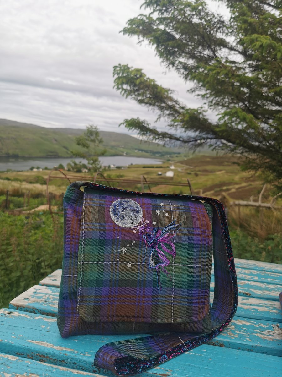 Isle of Skye tartan crossbody bag 