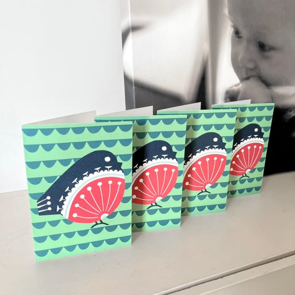 Robin Christmas Card - 4 pack