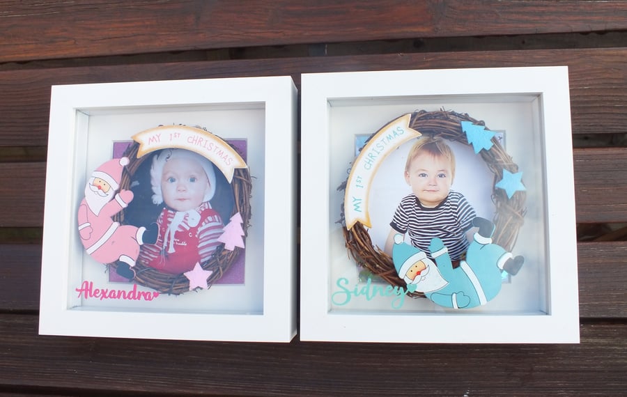 Personalised First Christmas decoration, baby's first Christmas 