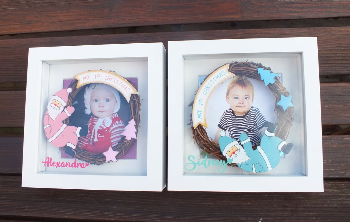 Personalised First Christmas decoration, baby's first Christmas 