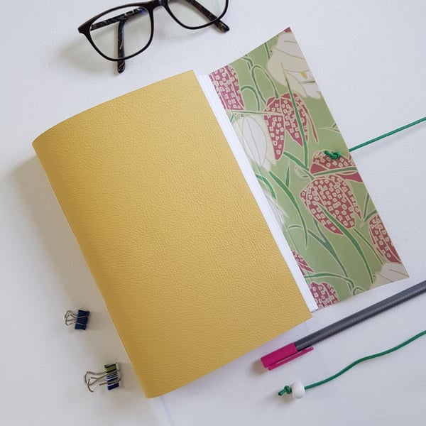 Yellow Fritillary Journal, A5, Spring Flowers Gift
