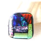 Patchwork  Brooch 100 Dichroic Fused Glass Handmade  - Image 3