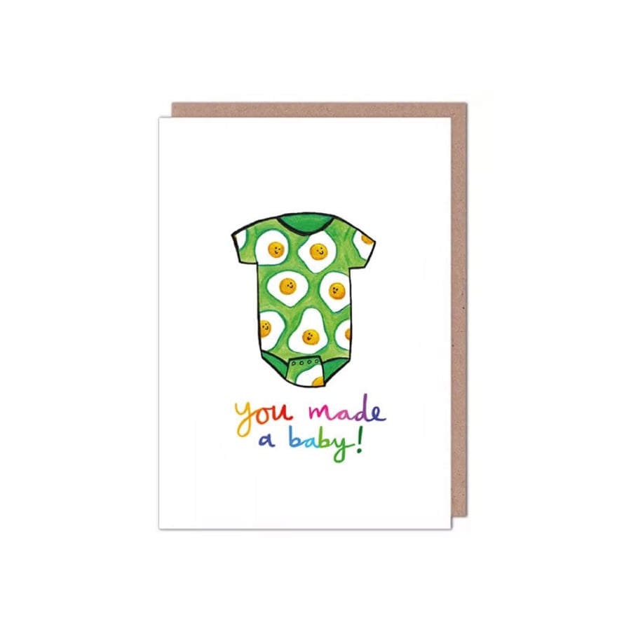 New Baby 'You Made a Baby' Congratulations Birth Card
