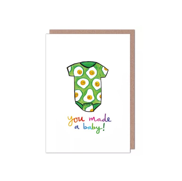 New Baby 'You Made a Baby' Congratulations Birth Card