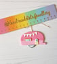 Retro Caravan Hanging Decoration, Hand painted, Handmade - Image 7