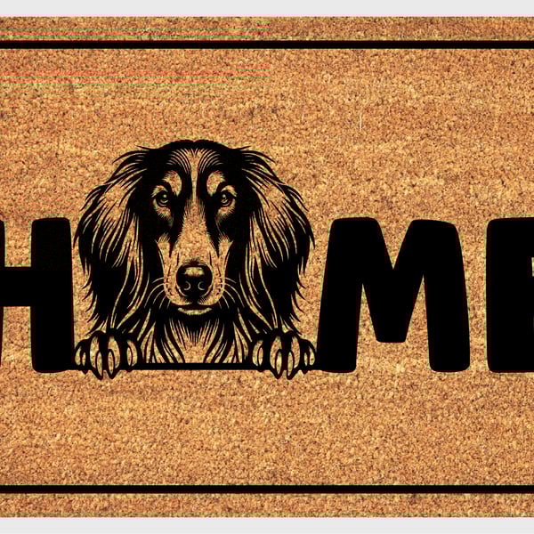 Saluki Home Door Mat - Saluki Welcome Mat - 3 Sizes