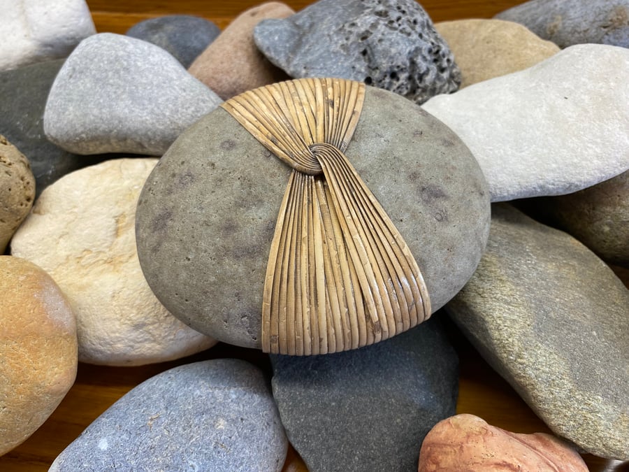 Meditation Stone, Wrapped Rock