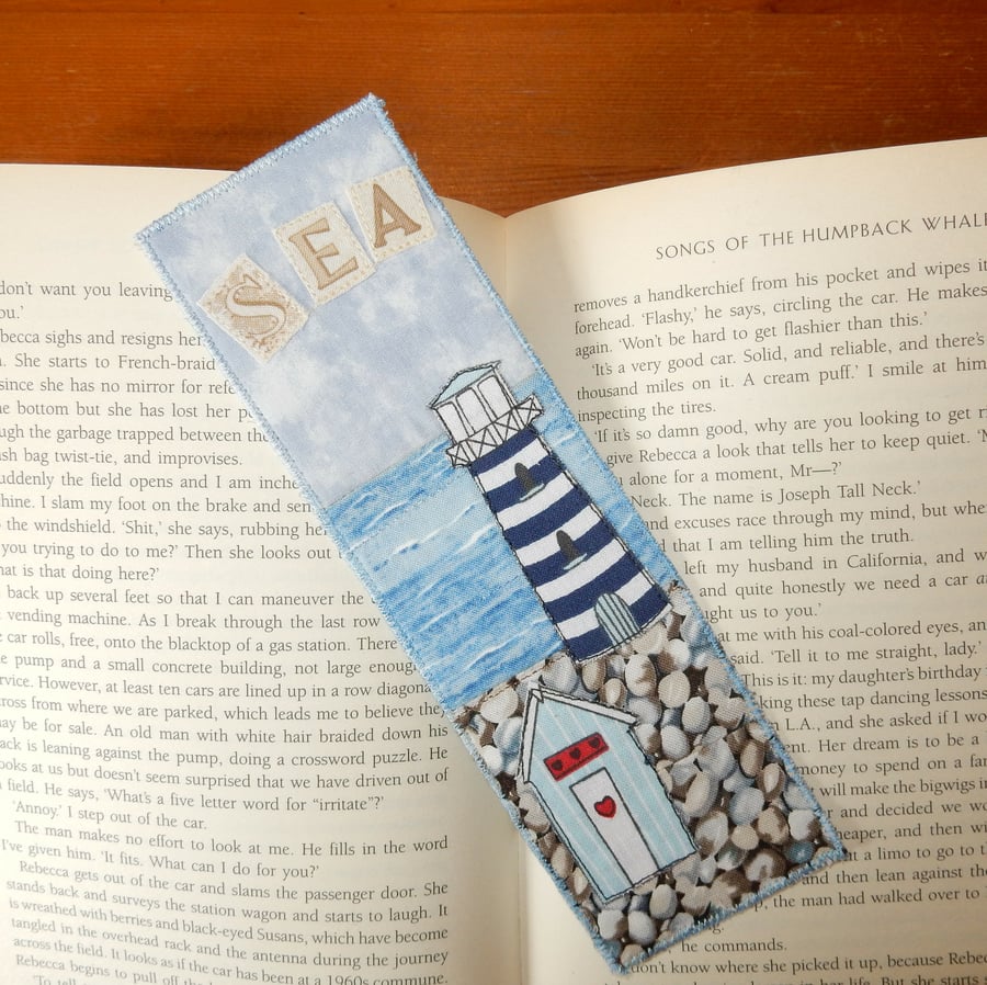 Bookmark Seascape with lighthouse