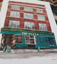 The Flute pub Watercolour print - Image 3