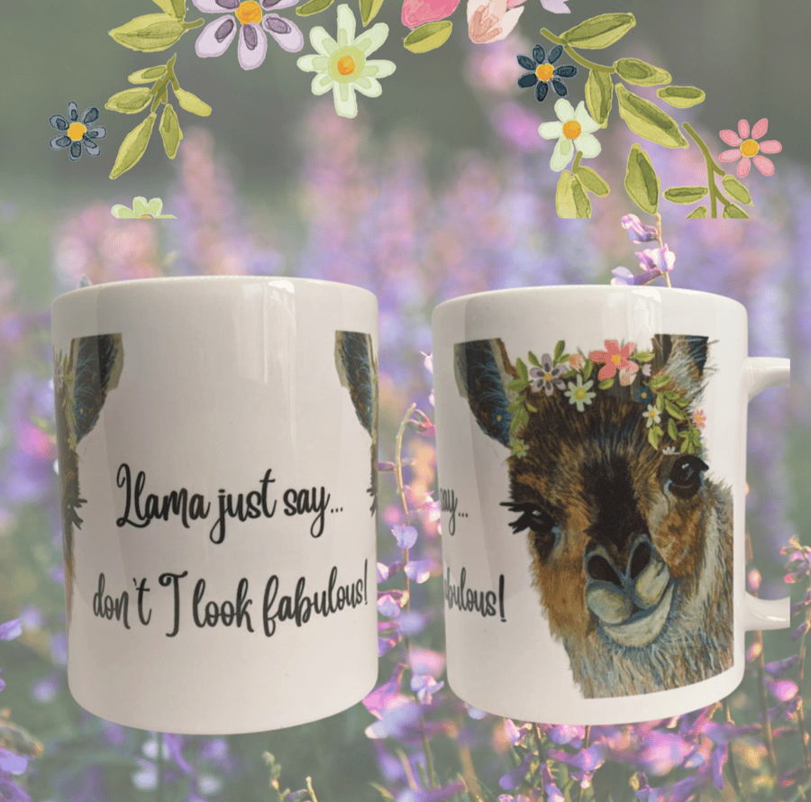 Llama fabulous mug