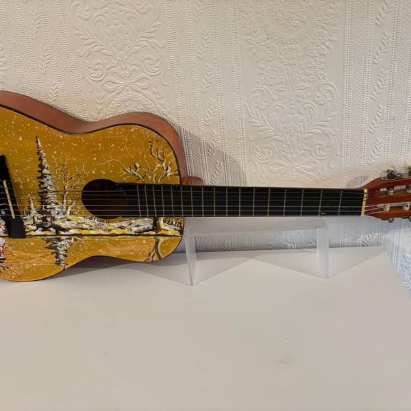 Guitar-hand painted and sealed by Andrew Jenkins