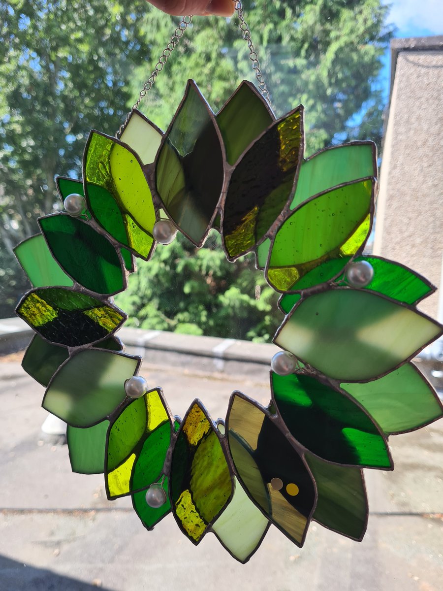 Stained glass Wreath