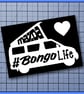 Mazda Bongo Van Life  Car Van Sticker Decal Bumper vinyl - Image 2