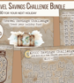 A6 Travel Savings Challenge Printable, Holiday Savings Tracker, Digital Download