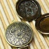 28mm antique bronze  locket