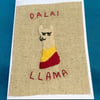 "Dalai llama" greetings card.