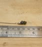 Small Raw Moldavite necklace. Reiki jewelry uk. Bali silver Wire wrapped pendant - Image 4