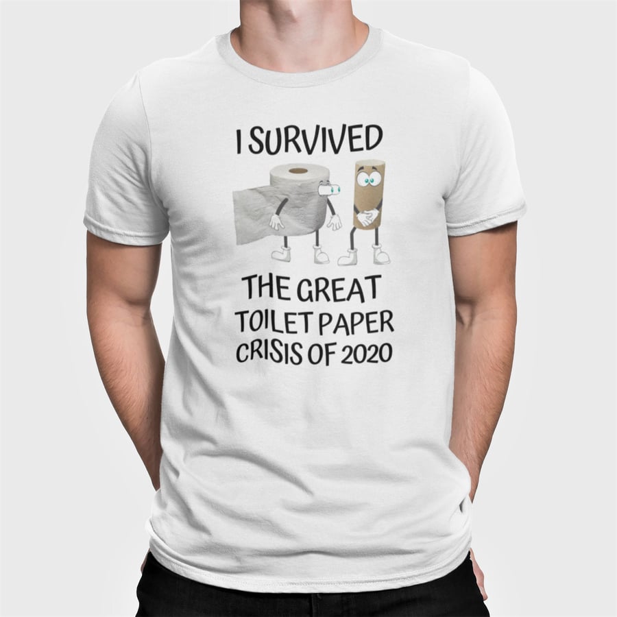 I Survived Toilet Paper Panic 2020 Shirt Pandemic Flu Gift T-Shirt I Survived Toilet Paper Panic 2020 Shirt Pandemic Flu Gift T-Shirt