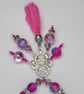 Katie Pink Tassel Necklace - Image 5