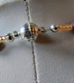 Gemstone Necklace with Indian Agate and Red Jasper - Image 3