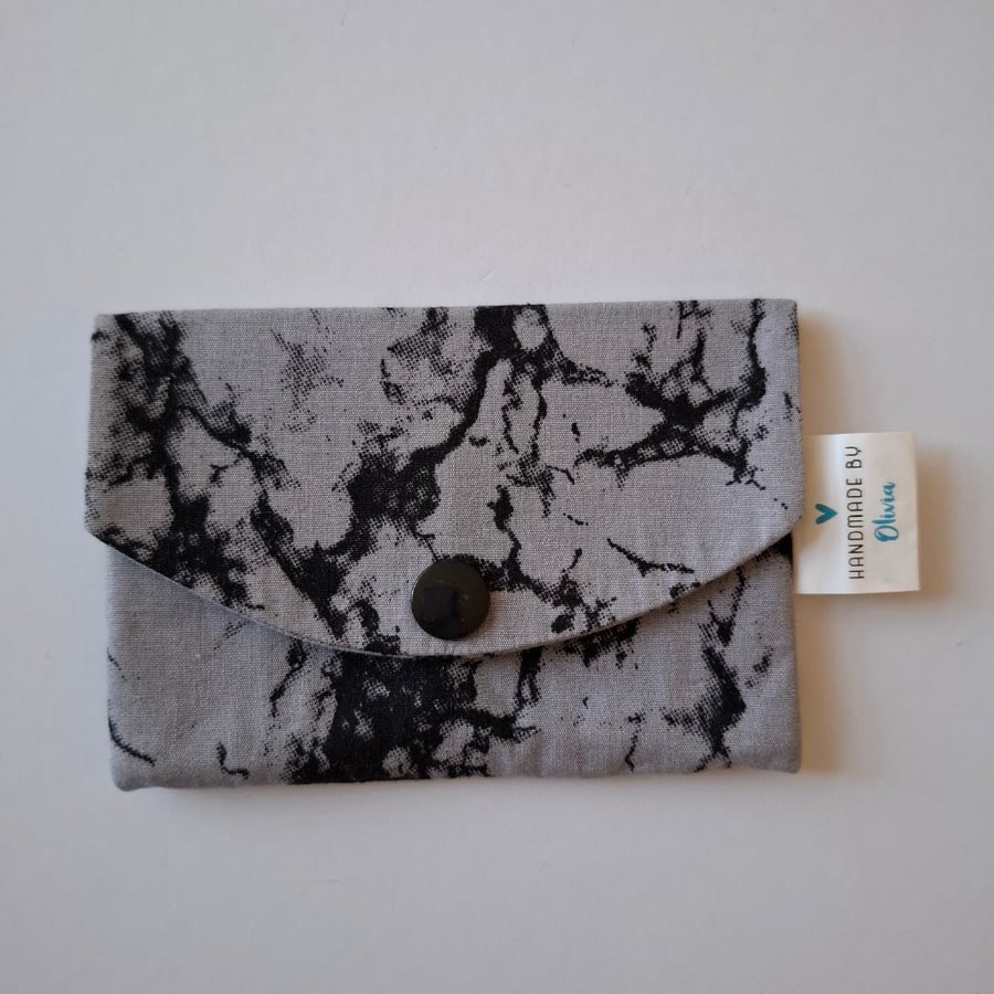 Marble effect card holder 