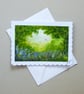 original art woodland bluebell greetings card ( ref FA 119 B5 )