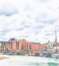 Wells-Next-The-Sea Greeting Card A5 Boats North Norfolk 