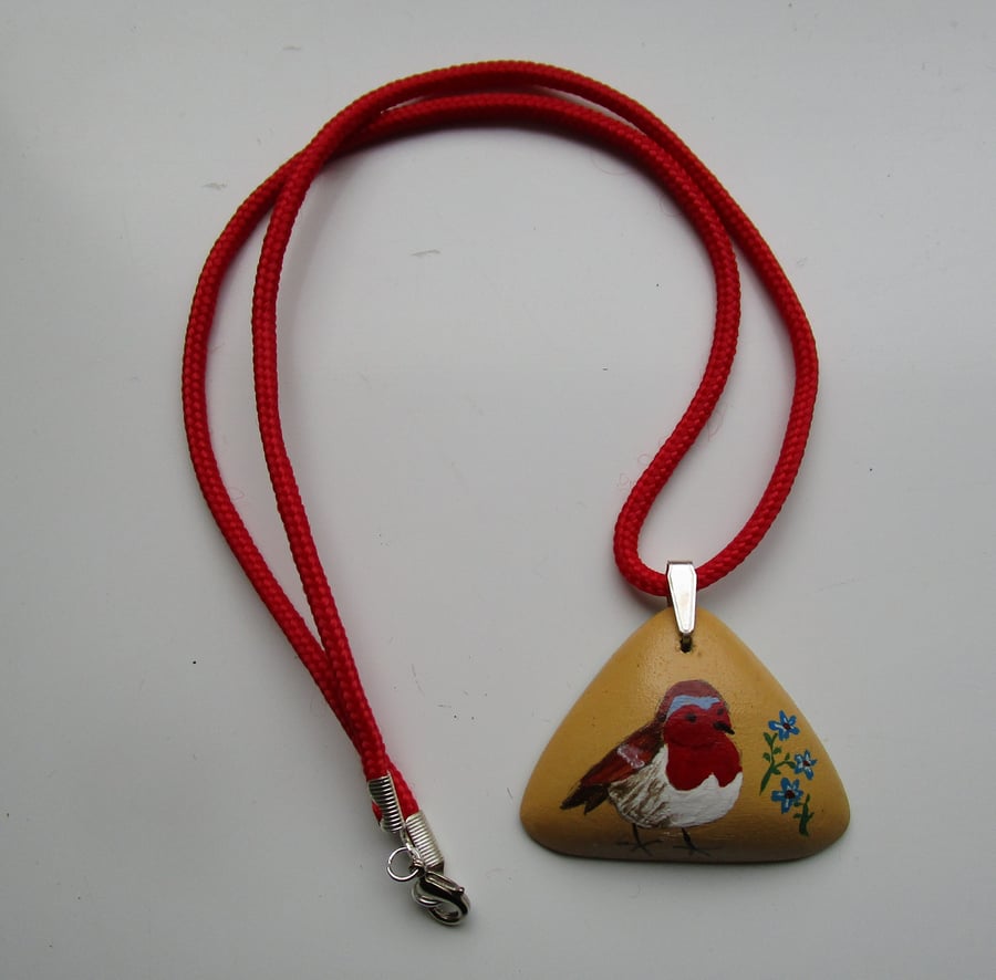 Handcrafted Little Robin Pendant