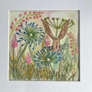 Agapanthus and the Hare Embroidery kit