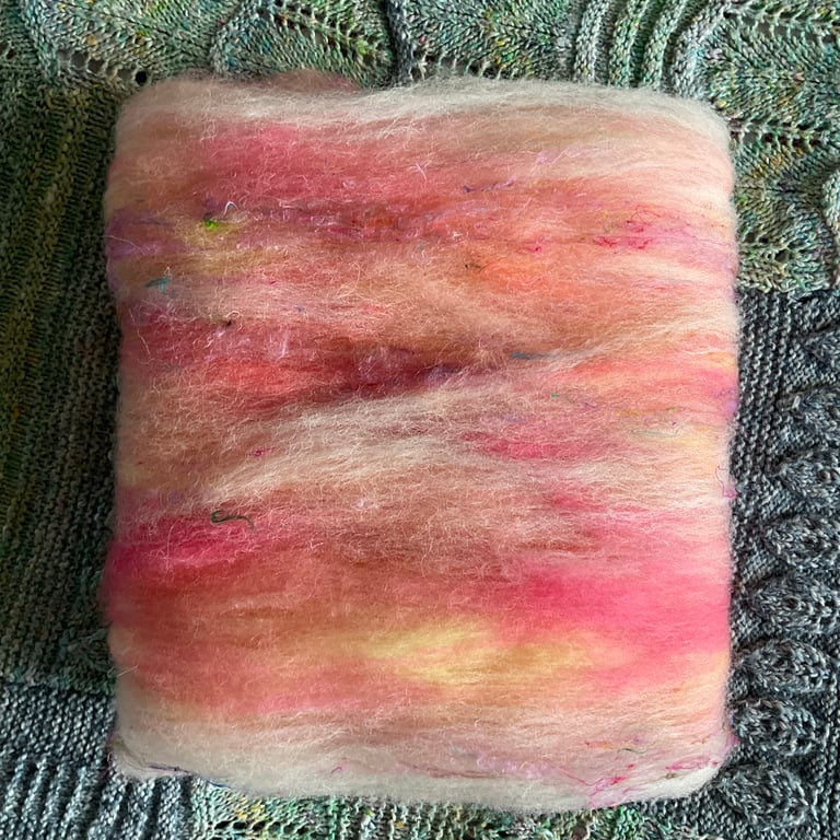 OOAK hand carded art batt