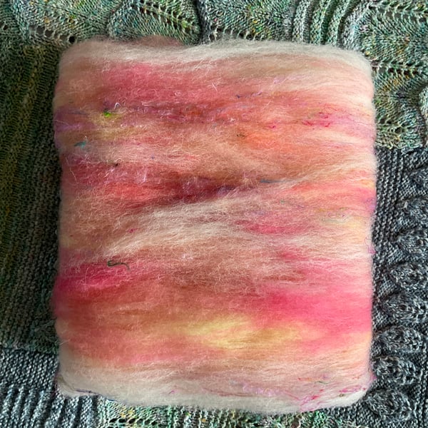OOAK hand carded art batt