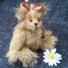 Luxury Mohair Bear, Hand Embroidered Collectable Artist Bear by Bearlescent. 