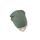 Pastel mint beanie hat Slouchy soft viscose beanie cap Women hair loss headwear