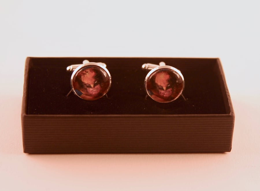 Wolverine, Super Hero Silver Plated Cufflinks ,