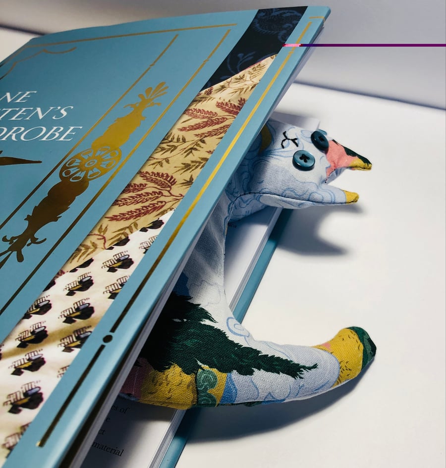 Cat Bookmark Weighted Cat Page Saver Emotional Support Cat Lavender Filled Cat